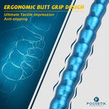 ergonomic butt grip design cue stick