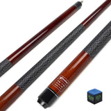 Standard American Pool Cue Stick Set Complete Billiard Kit - Brown,21 Oz