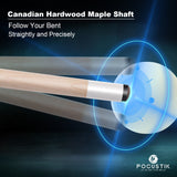 Canadian hardwood maple shaft pool cue